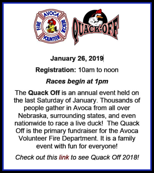 AVO Fire Quackoff 2019