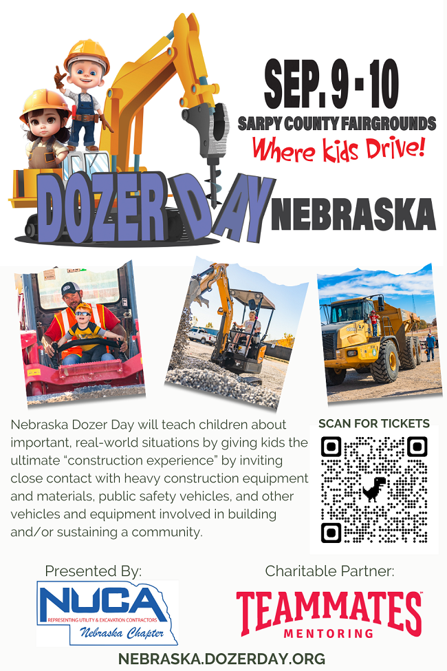 Dozer Days Save the Date Flyer