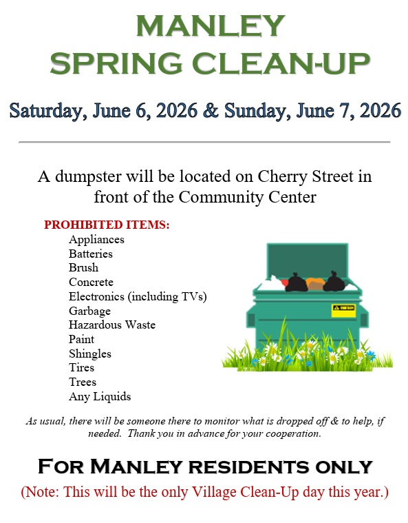 Manley cleanup 2026